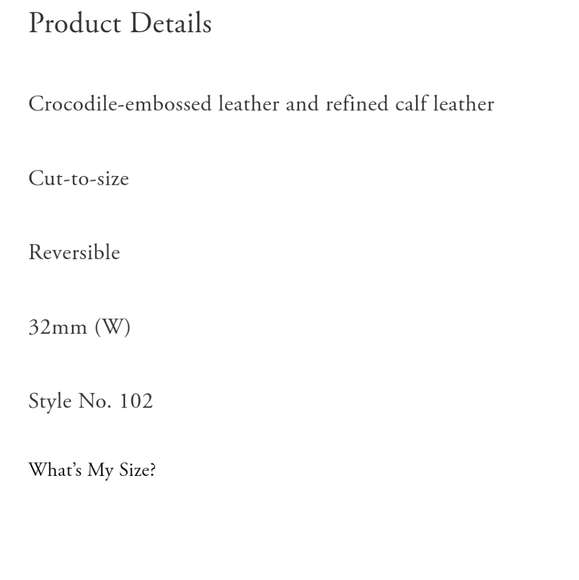 NWT Coach Reversible Adjustable Leather Belt - Picture 3 of 3